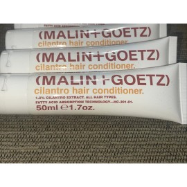 Malin Goetz Lot of 6 Malin + Goetz Cilantro Daily Hair Conditioner 1.07oz 50ml Marked Tubes
