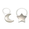 Magnetic Curtain Tiebacks 1 Pair Curtain Clips Rope Holdbacks Moon