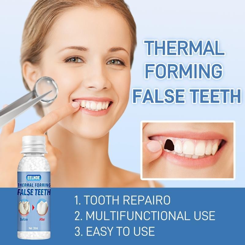 EELHOE 1/2/4pcs EELHOE Moldable Dental Gel Dentures Temporary Fillings Cavities