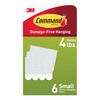 Command Small Picture Hanging Strips [Removable]: 6 Pairs (White)