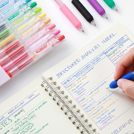 Jelly colors Journal Planner Pens Colorful 0.5mm Markers Fine Tip Drawing Pens Porous Fineliner Pen for Bullet Journaling Writing Note Taking Coloring Art Office School Supplies (12 jelly colors)