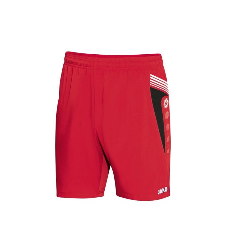 JAKO Herren Fußballsporthose Pro, Schwarz/Grau/Weiß, M
