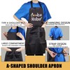AKTAP Cookie Maker&Cookie Taster Aprons Grandma/Mommy/Daddy And Me Baking Aprons
