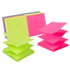 Pop-up Sticky Notes,3x3 in,12 Pads,Bright Colors Super Sticking Power Memo