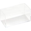 TRUSCO ACB-102010 5 Sided Acrylic Display Box, Rectangle, Length 39.4