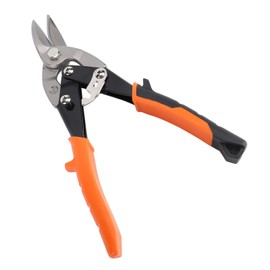 Aviation Snip, Strong Shear, Left Cut 10 Inch Metal Cutter With Non-slip Handle, Latch Switch, Ergonomic Design, Quick Switch, Easy Storage, Cr V Steel, for Cutting Sheet Metal