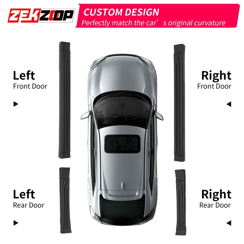 Zekzoop Door Sill Protector Compatible with 2025 2026 Toyota 4Runner