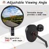 Hydencamm Convex Safety Mirror 𝟮𝟰" 𝗔𝗿𝗰𝘆𝗹𝗶𝗰 𝗗𝗿𝗶𝘃𝗲𝘄𝗮𝘆 𝗠𝗶𝗿𝗿𝗼𝗿, Outdoor Security