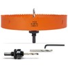VIKITON 8-1/2 Inch Hole Saw with Arbor for Metal Wood