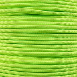 Paracord Planet Green 550 Paracord – All Our Solid Shades of Green in One Spot – Sizes Range from 10’-1000’ – Acid Lime