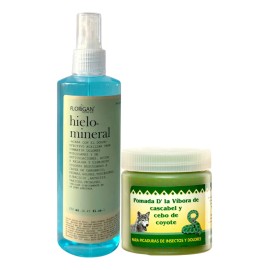 Hielo Mineral Florigan 250ml + Pomada Vibora Y Coyote