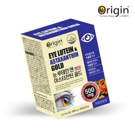 Origin Lutein Astaxanthin Gold 3 Boxes Eye Health Lutein Vision Eye Fatigue Improvement Nutrient 30 Capsules 3 Months / 오리진 루테인 아스타잔틴 골드 3박스 눈건강 루태인 시력 눈피로개선 영양제 30캡슐 3개월