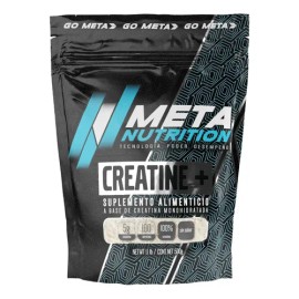 Creatina Monohidratada 500 G Meta Nutrition 100 porciones En Polvo De Alta Pureza Sin Sabor                                                           