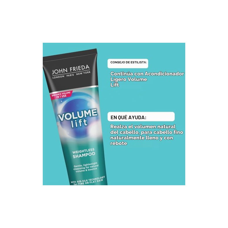 John Frieda Luxurious Volume Touchably Full Shampoo, 8.45 Oz