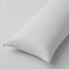 Degrees Home - Majestic - Cuscino protettivo - Federa per cuscino con cerniera - Traspirante - 100% cotone - Tecnologia anti-incursione - 2 Cuscino da 50x80 cm