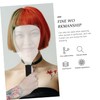 FRCOLOR 4Pcs Masks Hair Cutting Handheld Plastic Hairdressing Shield for