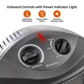 Comfort Zone Infrared  Quartz Tower Space Heater  with Adjustable Thermostat