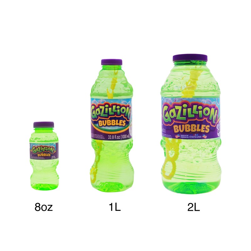 Gazillion 8 Ounce Bubble Solution 4 Pack - Great Bubbles