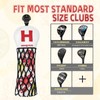 Golf Club Head covers Hybrid Utility Rescue with Interchangeable Number