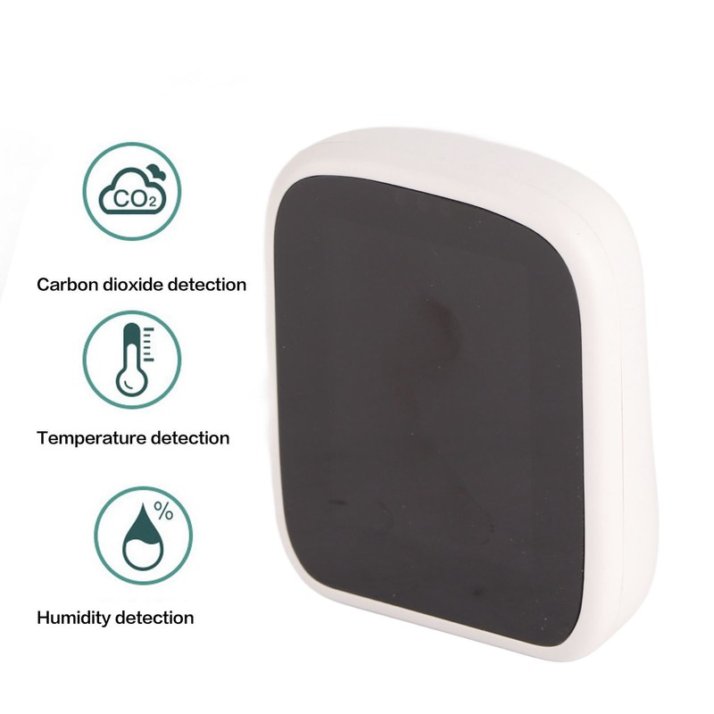Air Quality Monitor 3 in 1 Auto Brightness Adjustment for