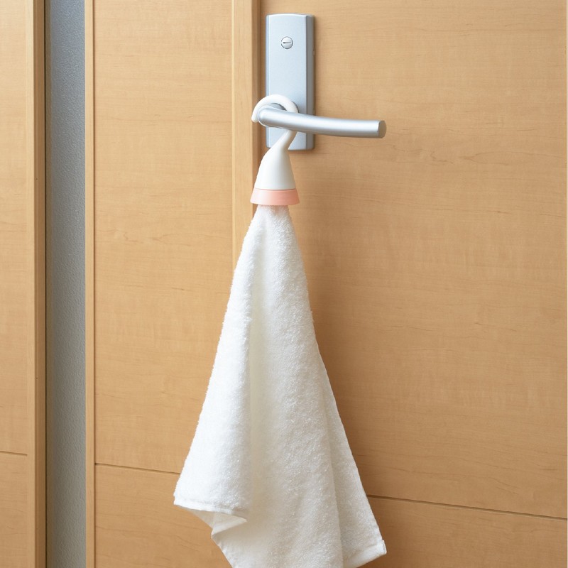 Akebono Sangyo FG-1410 Anywhere Towel Holder (Pink)