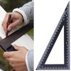 Astibym 30/60 Degree Woodworking Carpenter's Triangle Ruler for Architects Engineers