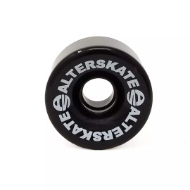 Alterskate Longboard wheels 65mm 78a Skateboard wheels (Set of 4) - Black