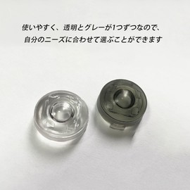 Auto Light Sensor Cover Auto Light Sensitivity Adjustment 18mm Universal Car Auto Dimmer Toyota Daihatsu Lexus Auto Parts (2 Products) (Transparent + Transparent Ash)