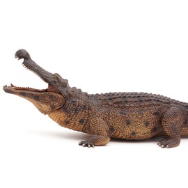 Gemini&Genius Giant Crocodile Toy, 15" Realistic Alligator Action Figure, Wildlife World Collectible for Kids or Animal Collector