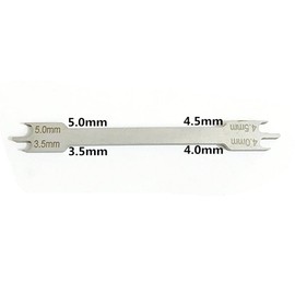 1Pcs Dental Orthodontic Positioner, Dental Orthodontic Instruments Bracket Positioning Height Gauges Wick, 3.5-5.0mm