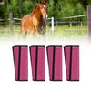 4pcs Horse Leg Covers Breathable Lightweight Protective Wrap Socks Horse