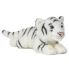 Aurora® Realistic Miyoni® White Tiger Stuffed Animal - Lifelike Detail