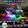 Nilight 6PCS Golf Cart Underbody Light Kit with Canopy Lights