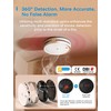 Meross MA151 Smart Smoke Alarm for Home with MSH450 Hub,