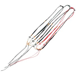 TEHAUX 4pcs Multi Functional Ocarina Craft Lanyard Durable Colorfast Hanging Cord for DIY Pendant Making Versatile Use with Beads Black Green