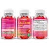 Calcium Citrate Gummies 1200mg, Chewable Calcium Supplements for Women &
