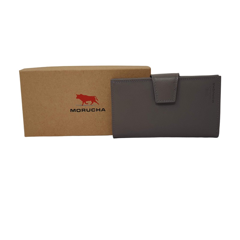 MORUCHA Clutch Wallet for Women Genuine Leather RFID Blocking High