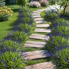 15 Bundles Artificial Plants & Flowers UV Resistant No-Fade, Purple