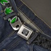 BUCKLE-DOWN INC. Unisex-Adults Buckle-Down Seatbelt Belt Weed Regular