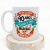 MUGFFINS Taza 40 Cumpleaños -"Me ha llevado 40 años llegar