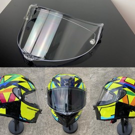 ANSUNDA Pista Helmet Visor Replacement,Motorcycle Helmet Face Shield for AGV Pista GPRR, GPR,Corsa R (Clear)