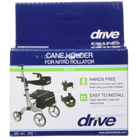 Drive Medical Drive Medical 892 Nitro Cane Holder for Nitro Rollators, Black