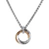 skyna Necklace, Men's Accessory, Gift, Ring, Stainless Steel, Silver, Simple,