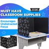 22-Pack Desk Dividers for Students - Star, Durable & Waterproof
