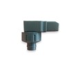 Greenhouse gutter outlet and blank end set fits 23 x