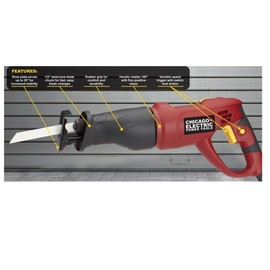 6 Amp Heavy Duty Variable Speed Rotating Handle Reciprocating Saw Special