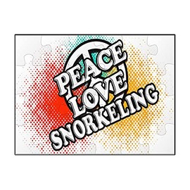 Makoroni -Peace Love Snorkeling - Jigsaw Puzzle 30 pcs, DesD97
