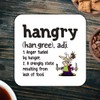 CS447 Defination Hangry Novelty Funny Coffee Tea Drink Gift Glossy