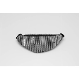 1buy3 MOVEBAG Stylish Bum Bag for Men and Women Unisex | Waves Black | 29 Designs | Can also be used as a Shoulder Bag or Running Bag