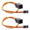 ZORZA 2Pcs Servo Splitter Cable 1-to-4 Y Harness Leads Splitter